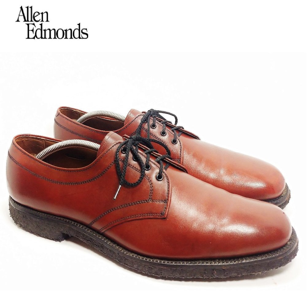 Vintage Allen Edmond Rover Crepe Sole Derby Sz 14A